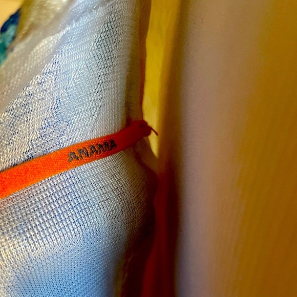 ANAMA Striped Knit Halter Dress Rainbow Brights Casual Beach Vacation Resort‎ - Picture 2 of 9